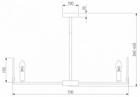 Люстра на штанге Eurosvet Marble 60158/7 латунь в Заречном - zarechnyy.mebel24.online | фото 2