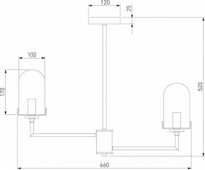 Люстра на штанге Eurosvet Pluto 60156/6 хром в Заречном - zarechnyy.mebel24.online | фото 4