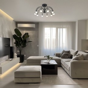 Люстра на штанге Eurosvet Ragno 90035/10 LED черный в Заречном - zarechnyy.mebel24.online | фото 5