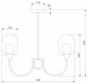 Люстра на штанге Eurosvet Spritz 70217/6 латунь в Заречном - zarechnyy.mebel24.online | фото 5