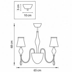 Люстра на штанге Lightstar Escica 806050 в Заречном - zarechnyy.mebel24.online | фото 6