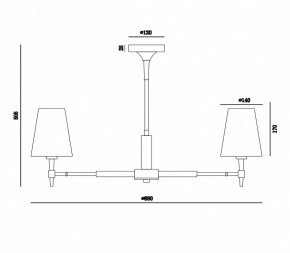 Люстра на штанге Maytoni Zaragoza H001CL-07BS в Заречном - zarechnyy.mebel24.online | фото 4