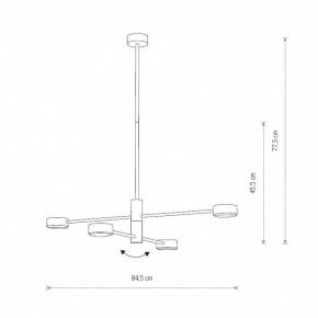 Люстра на штанге Nowodvorski Orbit 7941 в Заречном - zarechnyy.mebel24.online | фото 2