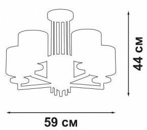 Люстра на штанге Vitaluce V3069 V3069-8/5PL в Заречном - zarechnyy.mebel24.online | фото 3