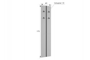 МЕРСИ Прихожая (модульная) белое дерево в Заречном - zarechnyy.mebel24.online | фото 2