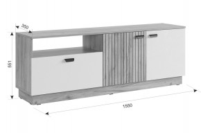 МОДИ К1 Гостиная (белое дерево) в Заречном - zarechnyy.mebel24.online | фото 4