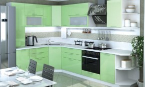 Модульная кухня Ксения Олива в Заречном - zarechnyy.mebel24.online | фото 1