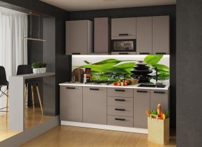 Модульная кухня Осло карбон латте в Заречном - zarechnyy.mebel24.online | фото 1