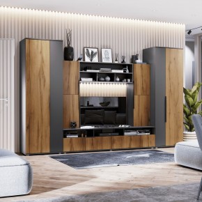 МОНИКА Гостиная 3400 (темно серый) в Заречном - zarechnyy.mebel24.online | фото 1