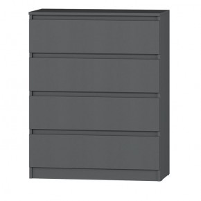 МС "Хилтон" Комод №1 800 (4 ящ.) графит в Заречном - zarechnyy.mebel24.online | фото 2