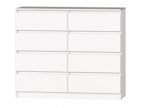 МС "Хилтон" Комод №3 1200 (8 ящ.) белый текстурный в Заречном - zarechnyy.mebel24.online | фото 2