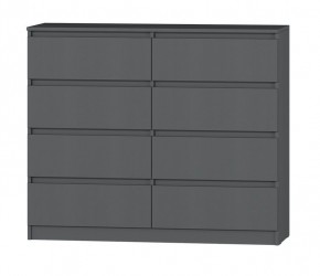 МС "Хилтон" Комод №3 1200 (8 ящ.) графит в Заречном - zarechnyy.mebel24.online | фото 2