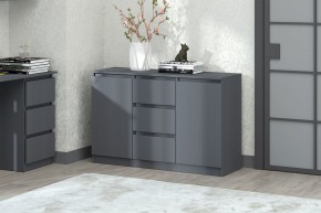 МС "Хилтон" Комод №4 1200 (графит) в Заречном - zarechnyy.mebel24.online | фото