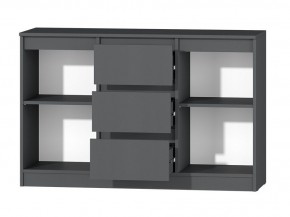 МС "Хилтон" Комод №4 1200 (графит) в Заречном - zarechnyy.mebel24.online | фото 3