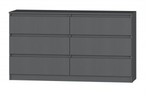 МС "Хилтон" Комод №5 1400 (6 ящ.) графит в Заречном - zarechnyy.mebel24.online | фото 2