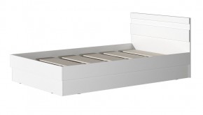 МС "Хилтон" Кровать 1,2 (Белый текстурный) 1200*2000 в Заречном - zarechnyy.mebel24.online | фото
