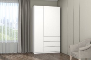 МС "Хилтон" Шкаф №2 1200 (Белый текстурный) в Заречном - zarechnyy.mebel24.online | фото