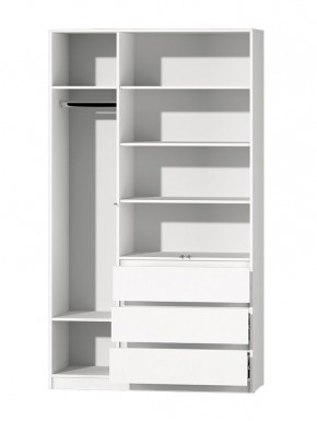 МС "Хилтон" Шкаф №2 1200 (Белый текстурный) в Заречном - zarechnyy.mebel24.online | фото 3