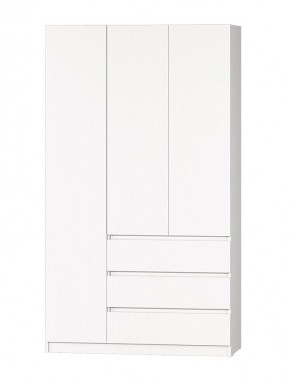 МС "Хилтон" Шкаф №2 1200 (Белый текстурный) в Заречном - zarechnyy.mebel24.online | фото