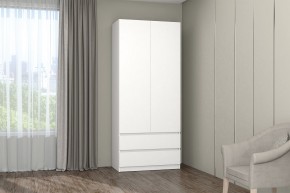 МС "Хилтон" Шкаф №3 900 (Белый текстурный) в Заречном - zarechnyy.mebel24.online | фото