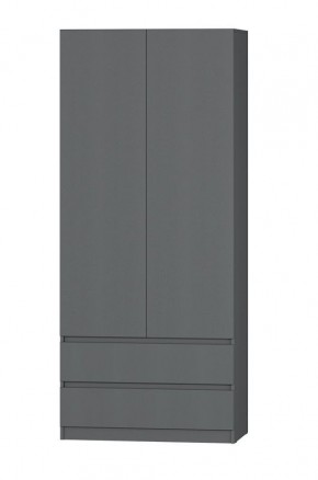 МС "Хилтон" Шкаф №3 900 (Графит) в Заречном - zarechnyy.mebel24.online | фото 2