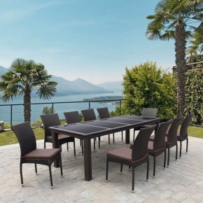 Набор уличный T438/Y380A-W53 Brown 10PCS в Заречном - zarechnyy.mebel24.online | фото 2