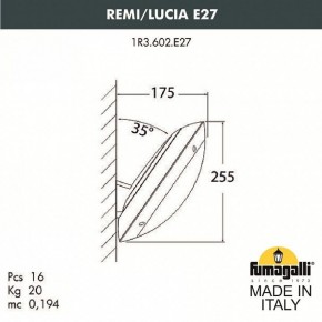 Накладной светильник Fumagalli Lucia 1R3.602.000.AYE27 в Заречном - zarechnyy.mebel24.online | фото 2