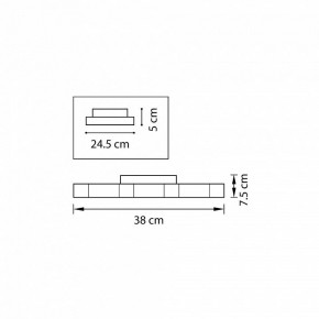 Накладной светильник Lightstar Favo 750071 в Заречном - zarechnyy.mebel24.online | фото 2