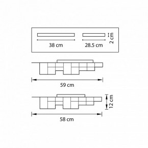 Накладной светильник Lightstar Favo 750122 в Заречном - zarechnyy.mebel24.online | фото 2