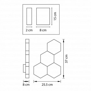 Накладной светильник Lightstar Favo 750641 в Заречном - zarechnyy.mebel24.online | фото 2