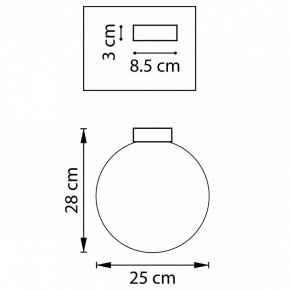 Накладной светильник Lightstar Globo 812033 в Заречном - zarechnyy.mebel24.online | фото 3