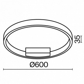 Накладной светильник Maytoni Rim MOD058CL-L35WK в Заречном - zarechnyy.mebel24.online | фото 4