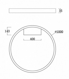 Накладной светильник Maytoni Rim MOD058CL-L65B4K в Заречном - zarechnyy.mebel24.online | фото 3