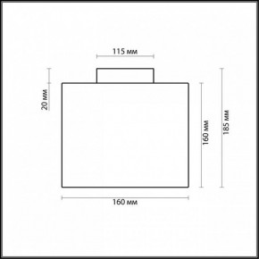 Накладной светильник Odeon Light Cross 2407/1C в Заречном - zarechnyy.mebel24.online | фото 2