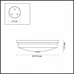 Накладной светильник Odeon Light Marsei 4824/4C в Заречном - zarechnyy.mebel24.online | фото 4