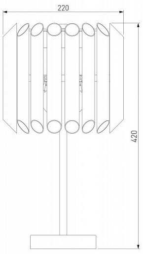Настольная лампа декоративная Bogate-s Castellie 01124/3 (01106/3) в Заречном - zarechnyy.mebel24.online | фото 3