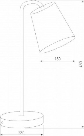 Настольная лампа декоративная Eurosvet Montero 01134/1 белый в Заречном - zarechnyy.mebel24.online | фото 3
