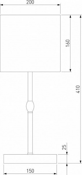 Настольная лампа декоративная Eurosvet Notturno 01162/1 черный в Заречном - zarechnyy.mebel24.online | фото 4