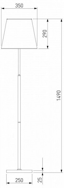 Настольная лампа декоративная Eurosvet Ozark 01156/1 латунь в Заречном - zarechnyy.mebel24.online | фото 2
