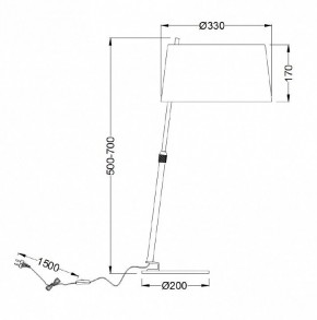 Настольная лампа декоративная Maytoni Bergamo MOD613TL-01B в Заречном - zarechnyy.mebel24.online | фото 9