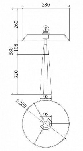 Настольная лампа декоративная Maytoni Bianco Z030TL-01BS2 в Заречном - zarechnyy.mebel24.online | фото 3