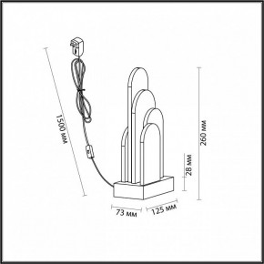 Настольная лампа декоративная Odeon Light Foros 5438/12TL в Заречном - zarechnyy.mebel24.online | фото 5