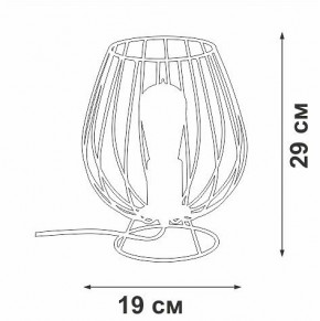 Настольная лампа декоративная Vitaluce V4296 V4296-0/1L в Заречном - zarechnyy.mebel24.online | фото 3