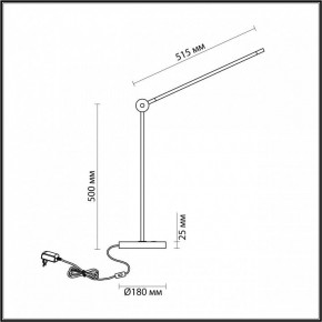 Настольная лампа офисная Odeon Light Foden 7101/12TL в Заречном - zarechnyy.mebel24.online | фото 5