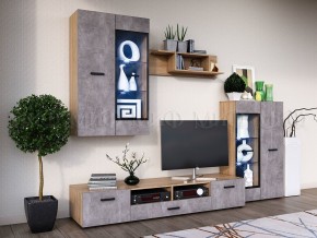 Нэнси New Полка навесная (ЛДСП) Сонома в Заречном - zarechnyy.mebel24.online | фото 2