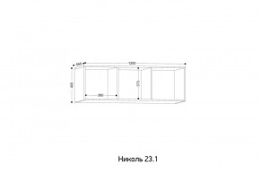 НИКОЛЬ 23.1 Антресоль в Заречном - zarechnyy.mebel24.online | фото 2