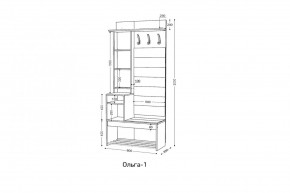 ОЛЬГА Прихожая (модульная) в Заречном - zarechnyy.mebel24.online | фото 3