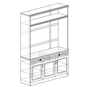 ОРЛЕАН Гостиная (модульная) серый в Заречном - zarechnyy.mebel24.online | фото 5