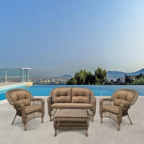 Плетеный комплект для отдыха LV-520BB Beige/Beige в Заречном - zarechnyy.mebel24.online | фото 2
