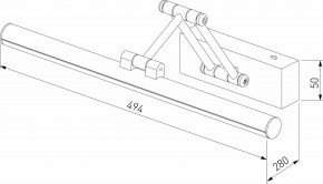 Подсветка для картины Elektrostandard Monza a064136 в Заречном - zarechnyy.mebel24.online | фото 4